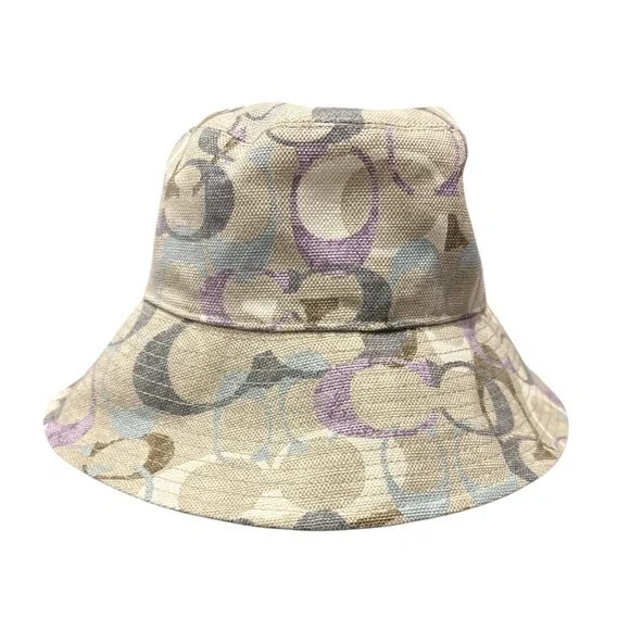 Coach Patterned Bucket Hat - Picture 1 of 7